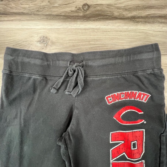 Cincinnati Reds MLB Sweatpants Lounge Pants Women's Black Red Athletic‎ Apparel - Picture 4 of 11